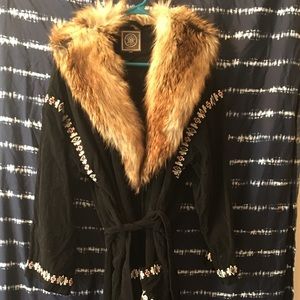 Double D Ranch Velvet Trench Coat